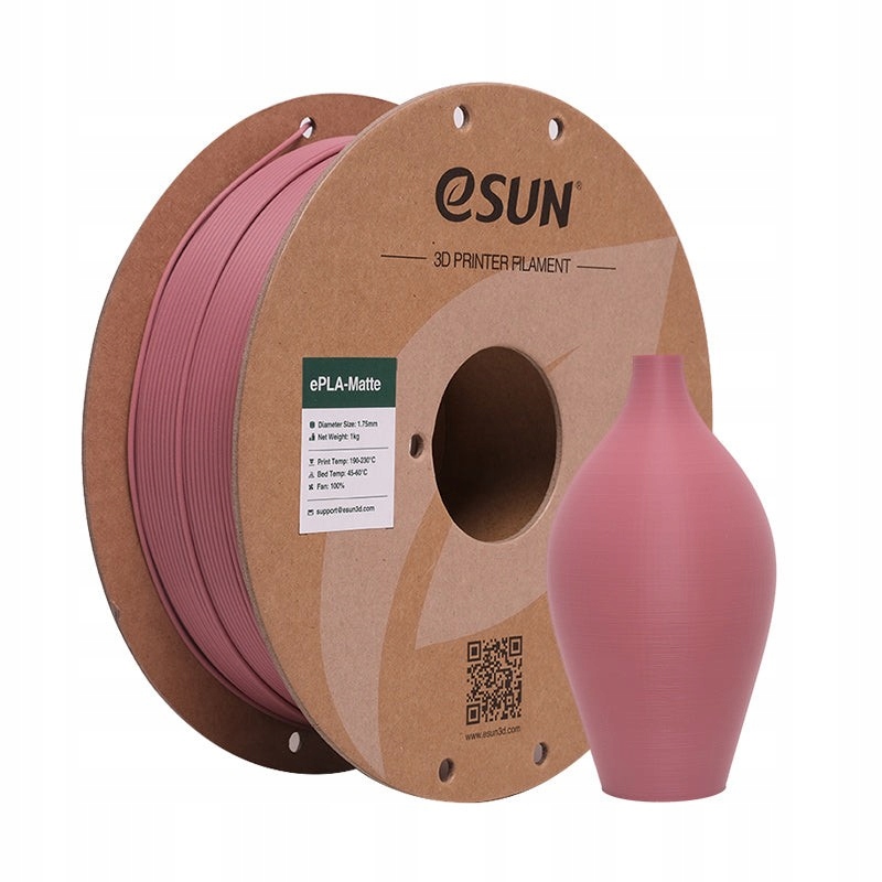 Filament eSUN PLA Fioletowy Matowy (PURPLE MATTE)