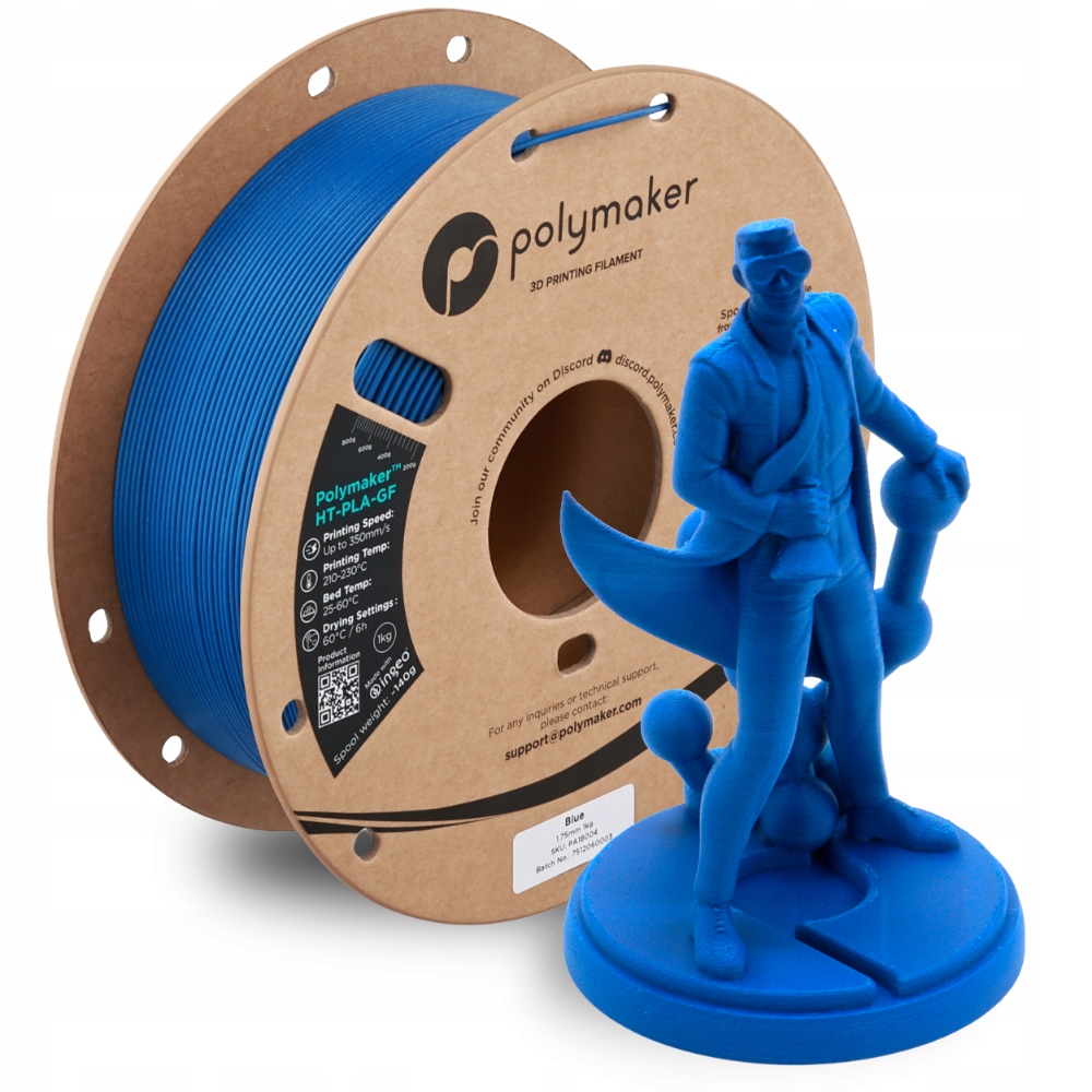 Filament Polymaker PLA Niebieski (BLUE)