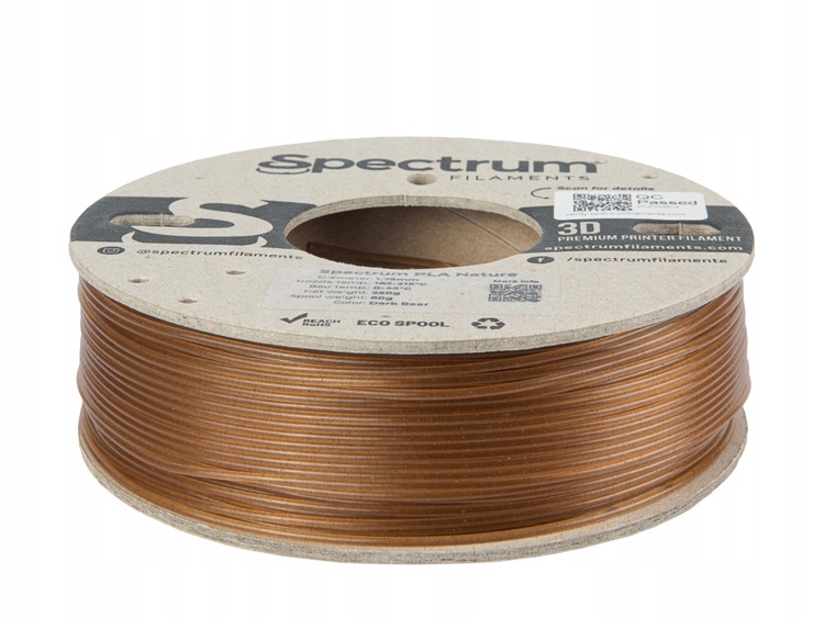 Filament Spectrum PLA Brązowy (BROWN)