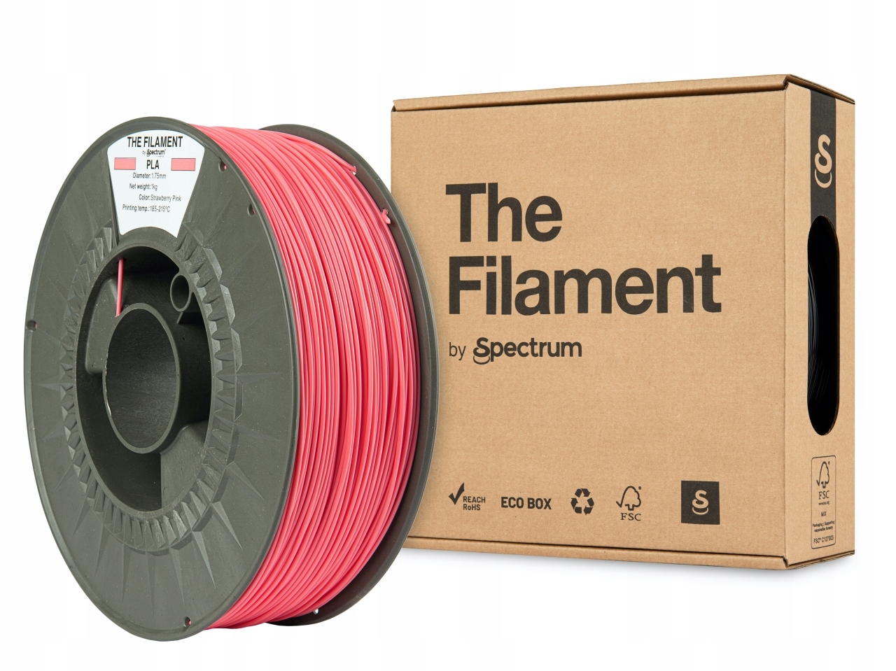 Filament null PLA Różowy (PINK)