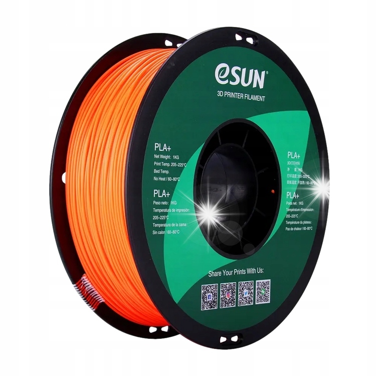 Filament eSUN PLA Plus Pomarańczowy (ORANGE)