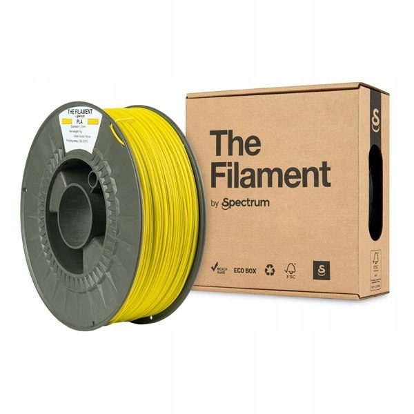 Filament null PLA Żółty (YELLOW)