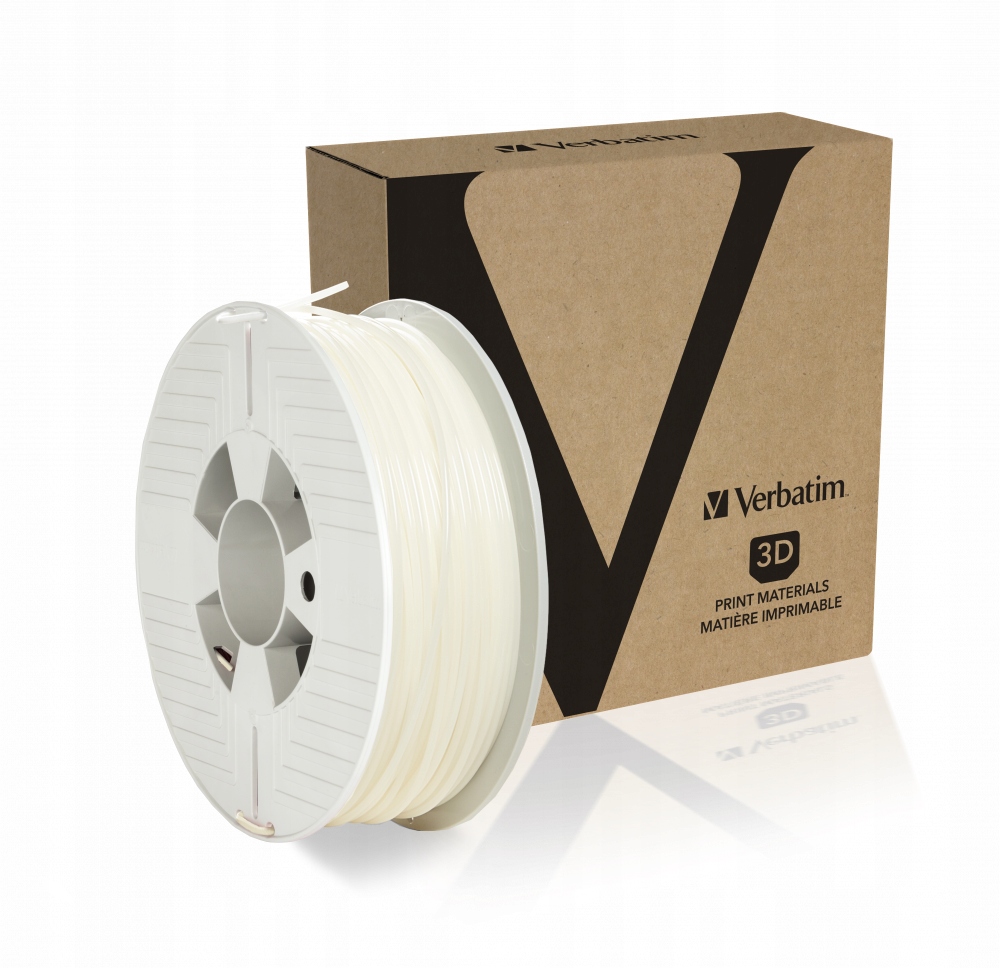 Filament Verbatim PLA Biały Przezroczysty (WHITE TRANSPARENT)