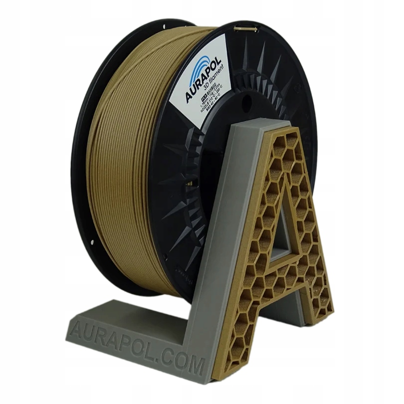 Filament Aurapol PLA Brązowy Drewniany (BROWN WOOD)