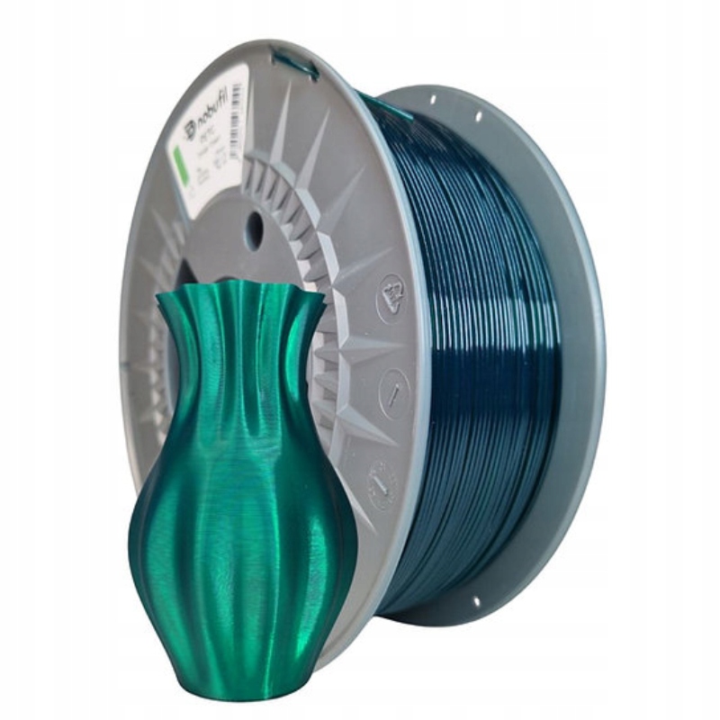 Filament nobufil PETG Zielony Przezroczysty (GREEN TRANSPARENT)