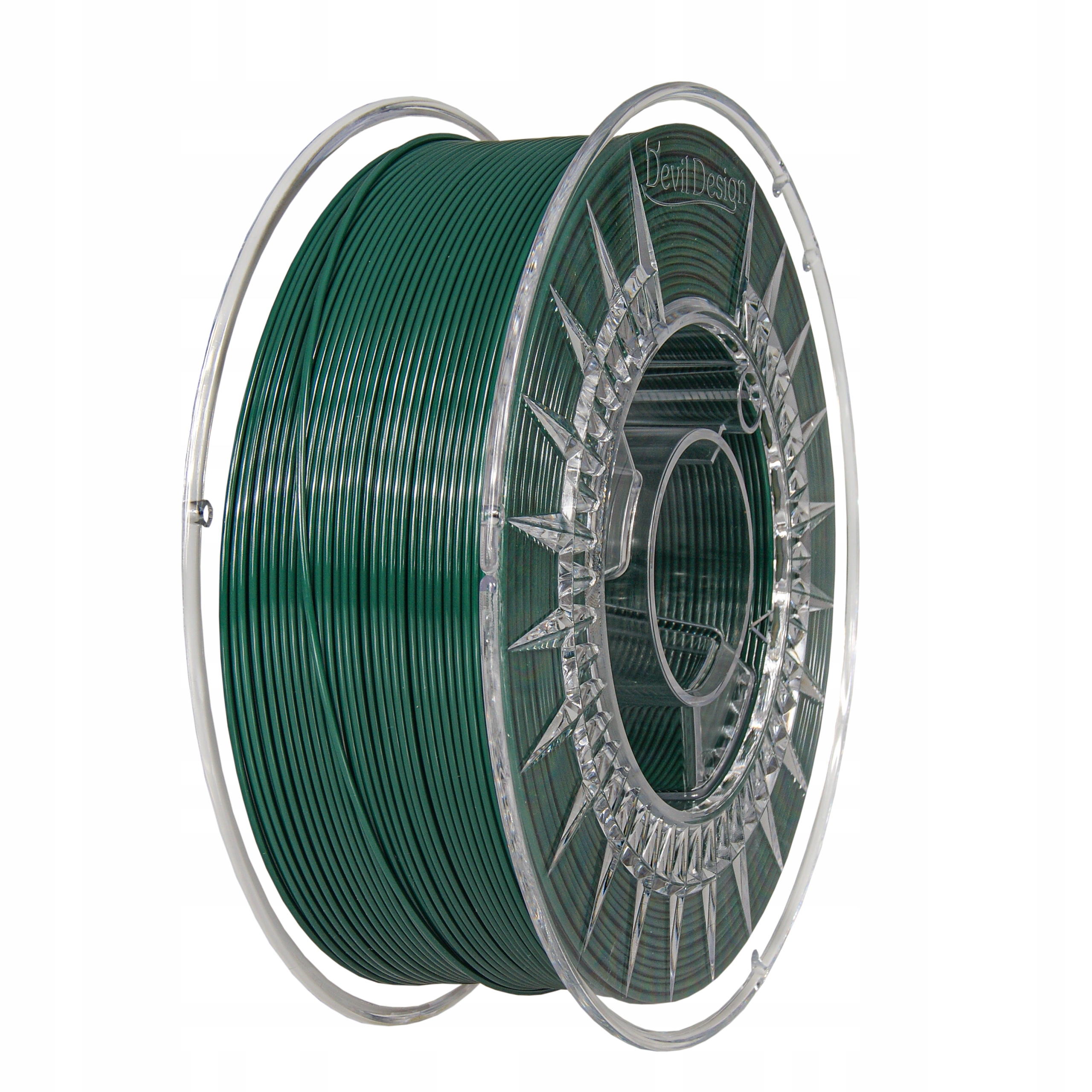 Filament DEVIL DESIGN PETG Zielony Przezroczysty (GREEN TRANSPARENT)