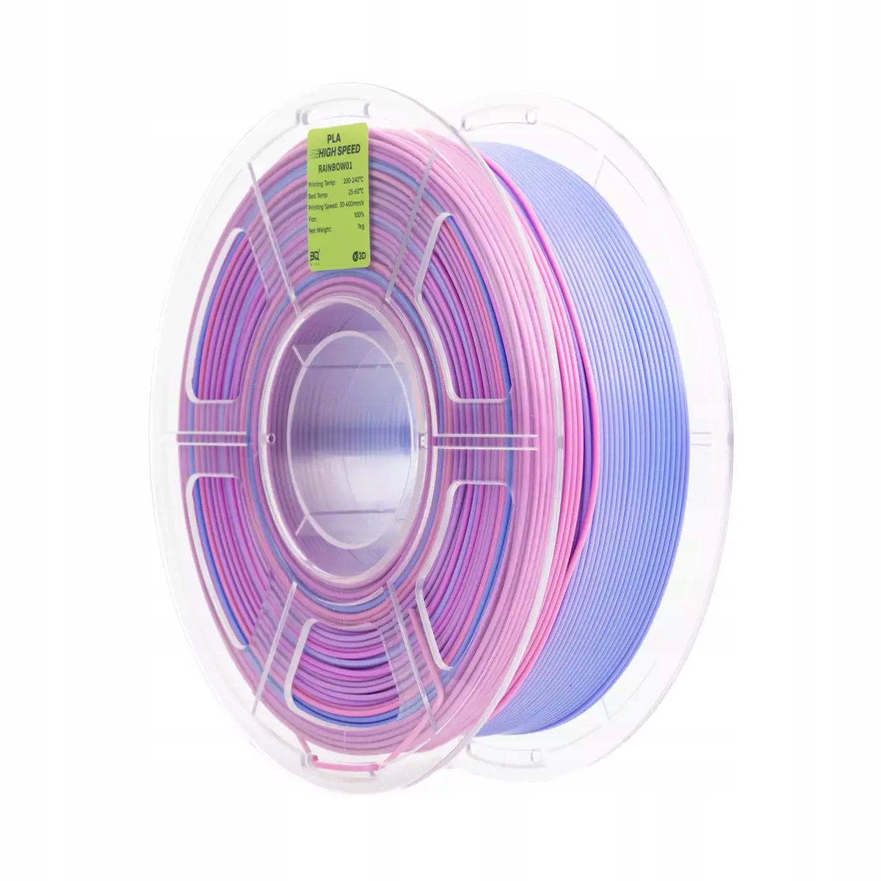 Filament BigTreeTech PLA High-Speed  Tęczowy (RAINBOW)