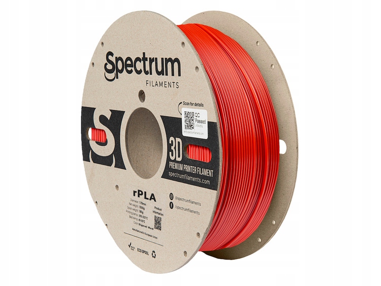 Filament Spectrum PLA Czerwony (RED)