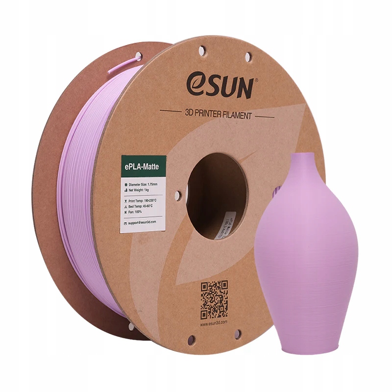 Filament eSUN PLA Fioletowy Matowy (PURPLE MATTE)