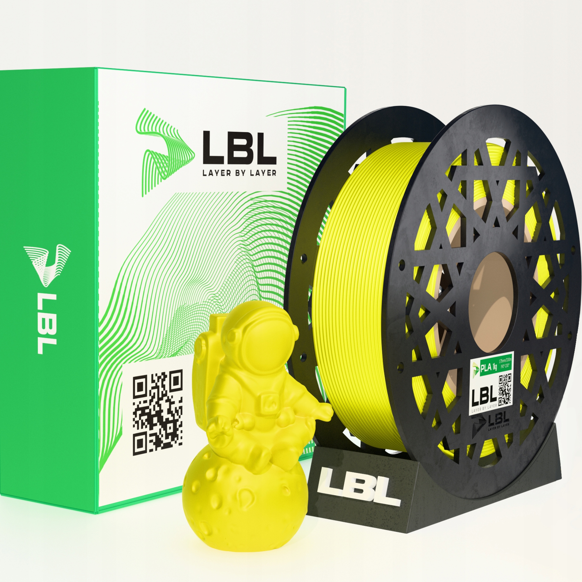 Filament null PLA Żółty (YELLOW)