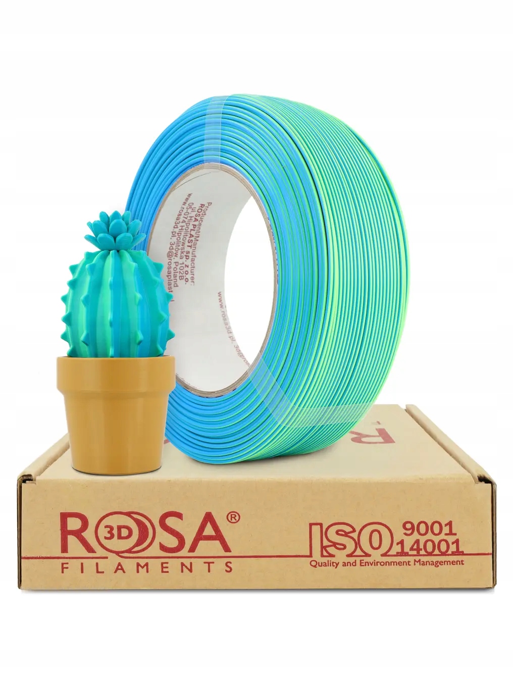 Filament ROSA 3D PLA  Tęczowy (RAINBOW)