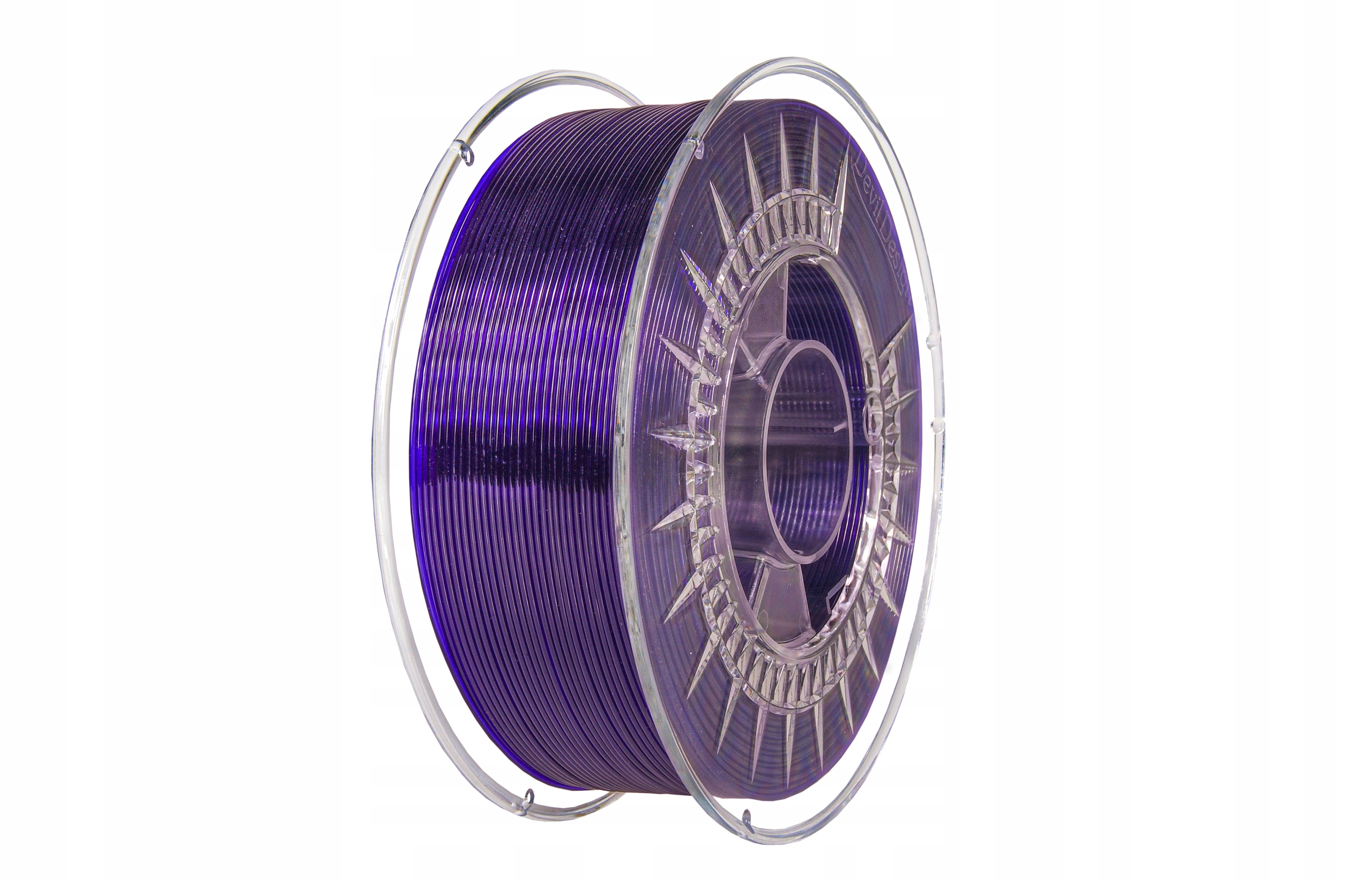 Filament DEVIL DESIGN PETG Fioletowy Przezroczysty (PURPLE TRANSPARENT)
