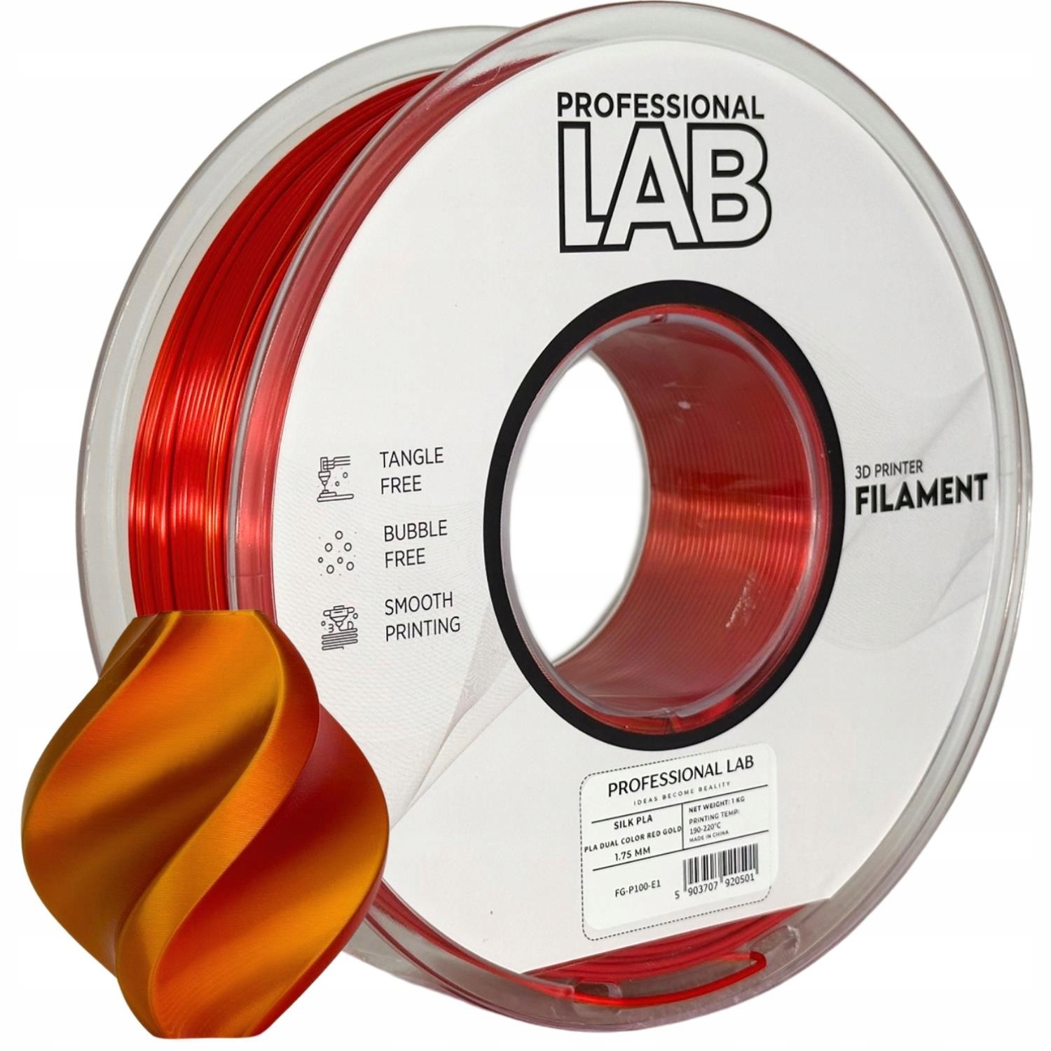 Filament Quantum PLA Plus  Dwukolorowy Jedwabny (DUAL SILK)