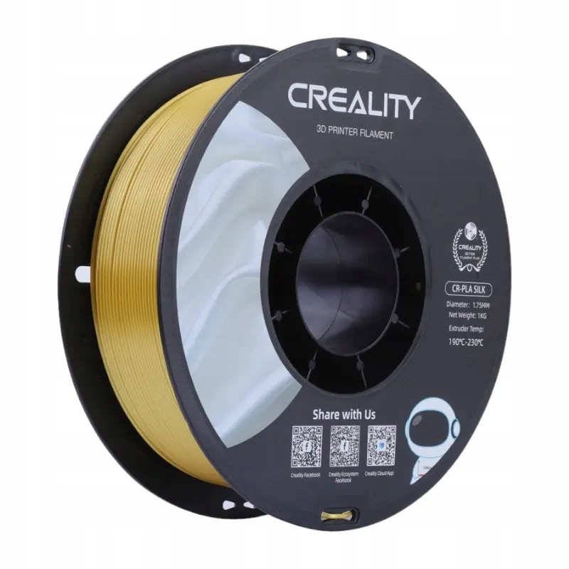 Filament Creality PLA Złoty Jedwabny (GOLD SILK)