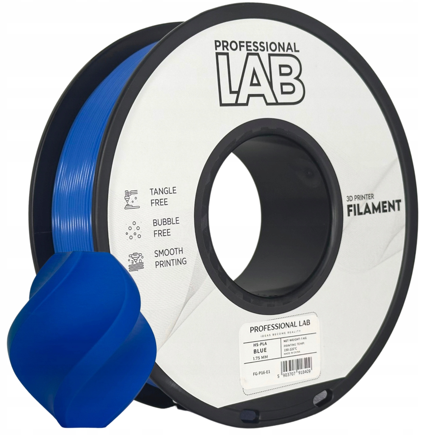 Filament null PLA High-Speed Niebieski (BLUE)