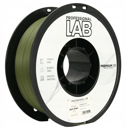 Filament Professional Lab PETG Zielony Matowy (GREEN MATTE)