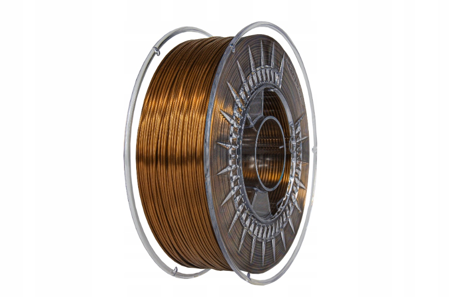 Filament DEVIL DESIGN PLA High-Speed Brązowy Jedwabny (BROWN SILK)