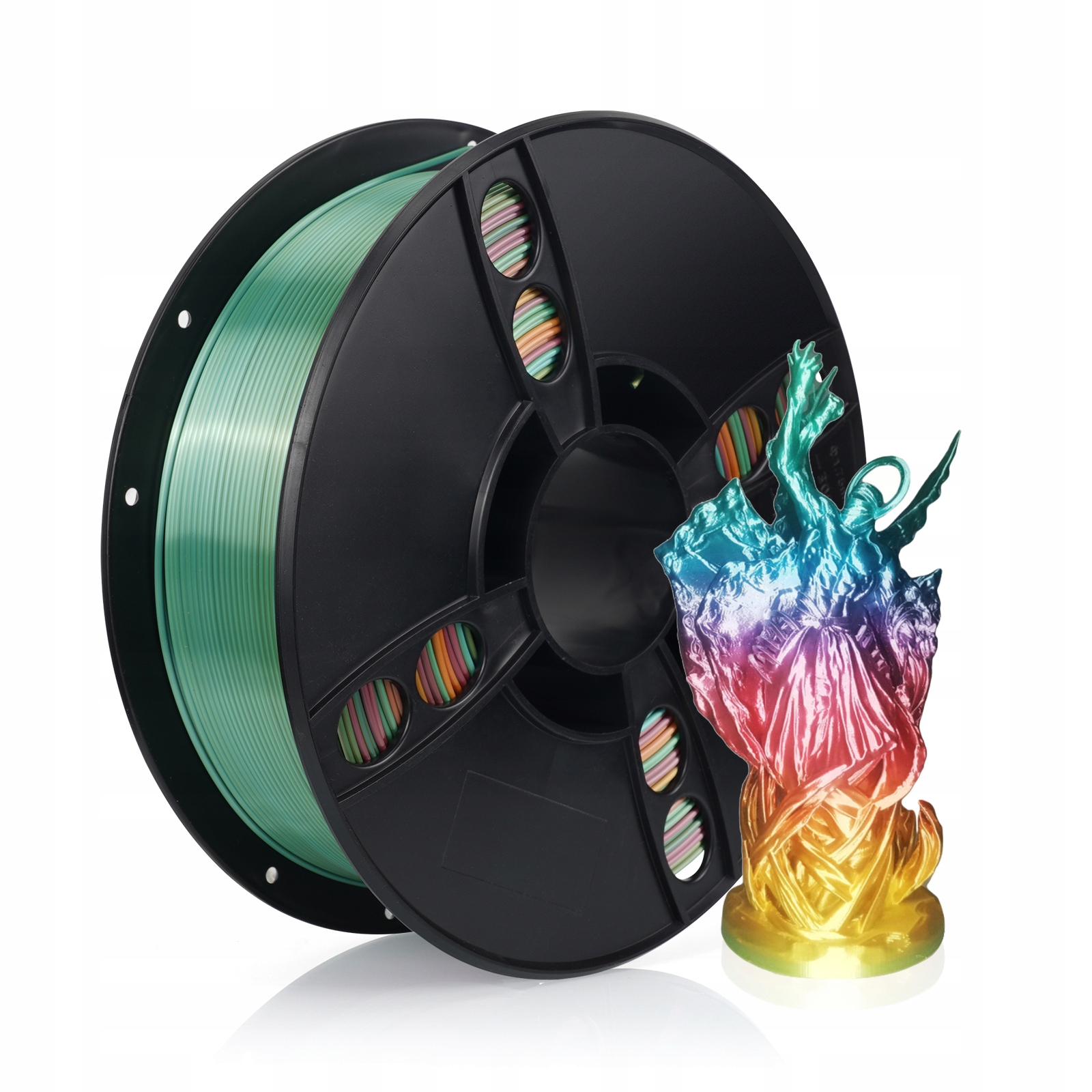 Filament Kingroon PLA  Tęczowy Jedwabny (RAINBOW SILK)
