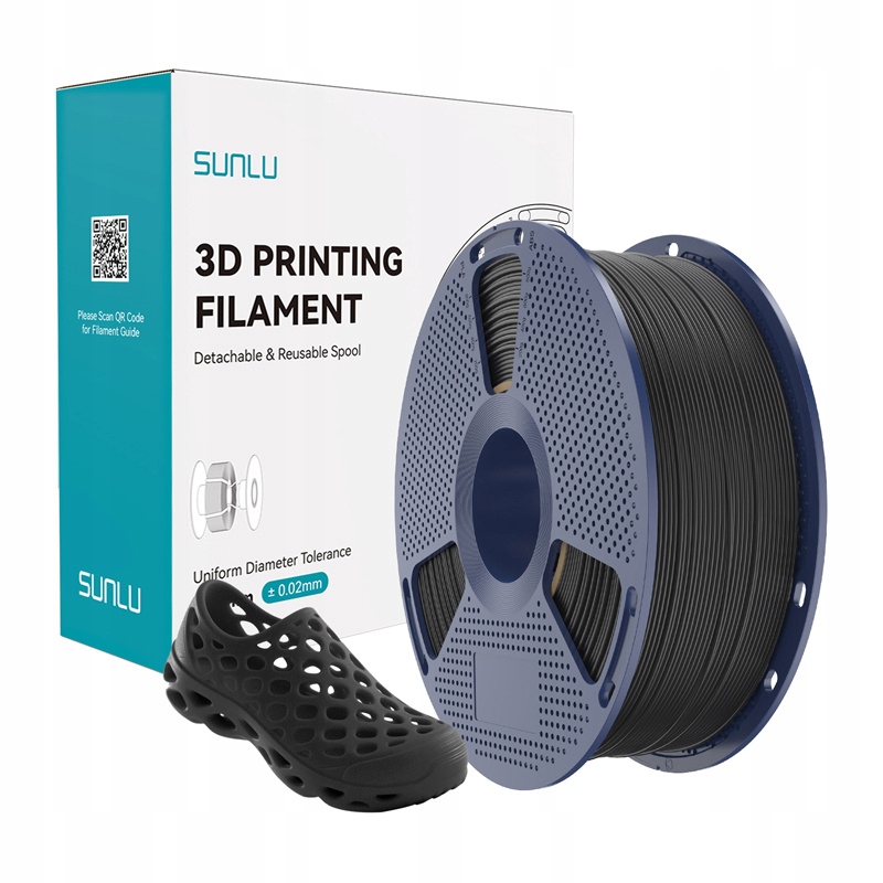 Filament SUNLU TPU Czarny (BLACK)