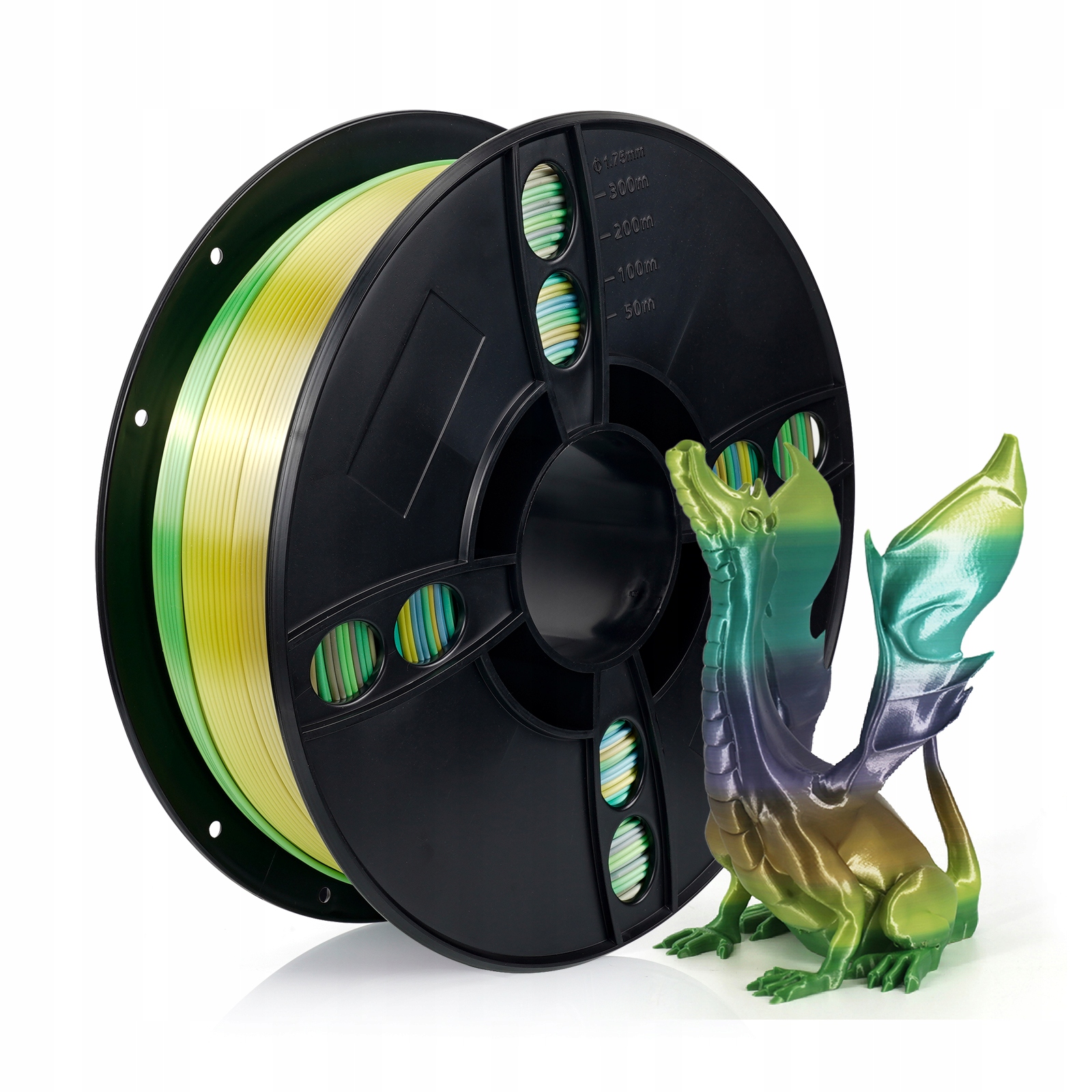 Filament Kingroon PLA  Tęczowy Jedwabny (RAINBOW SILK)