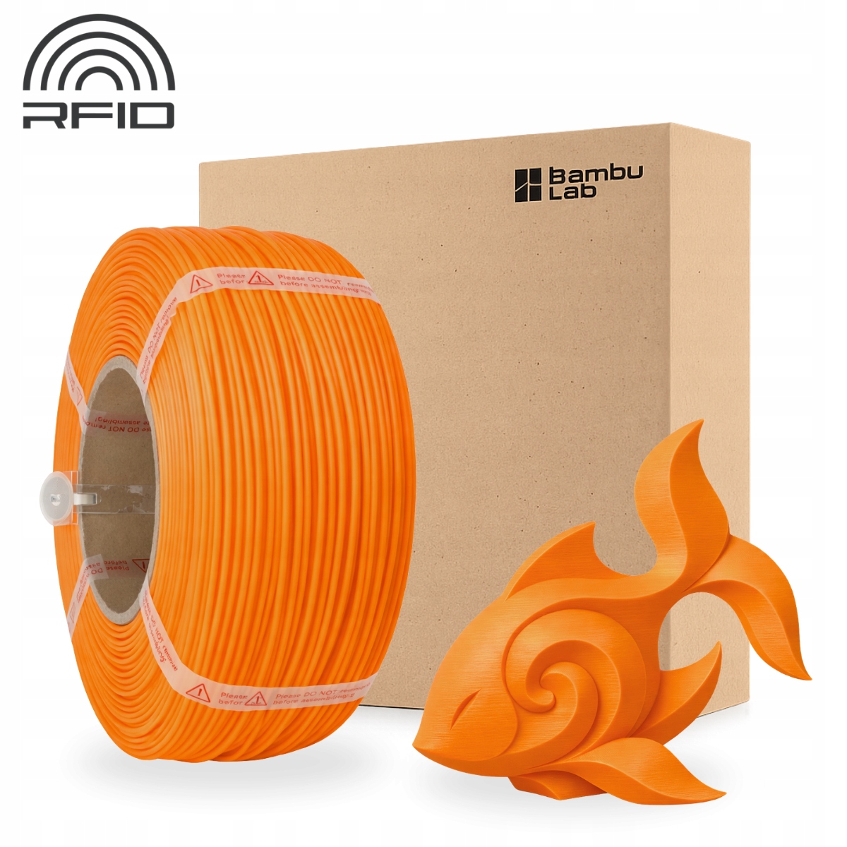 Filament Bambu Lab PLA Pomarańczowy (ORANGE)