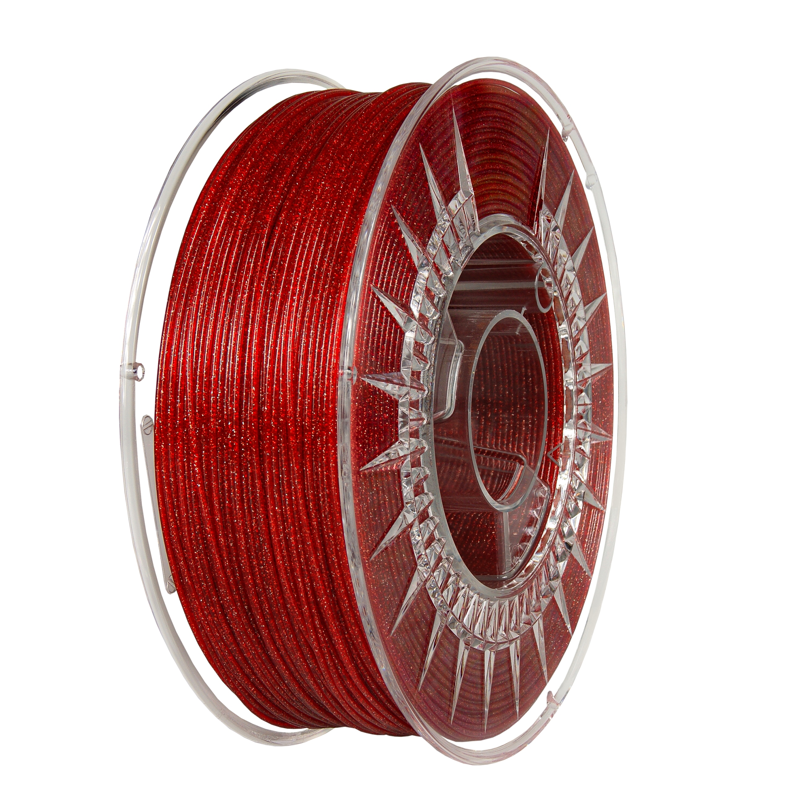 Filament DEVIL DESIGN PLA Czerwony Brokatowy/Mieniący (RED GLITTER)