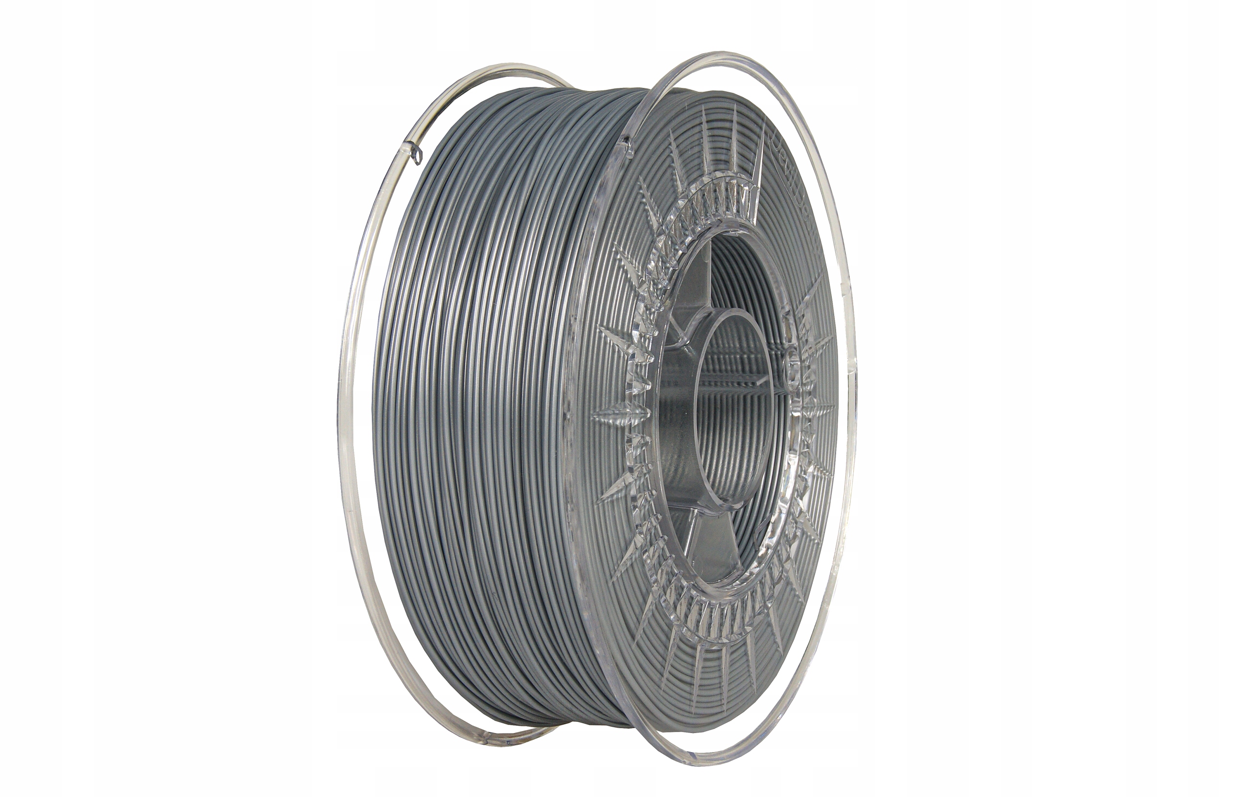 Filament DEVIL DESIGN PETG Srebrny Przezroczysty (SILVER TRANSPARENT)