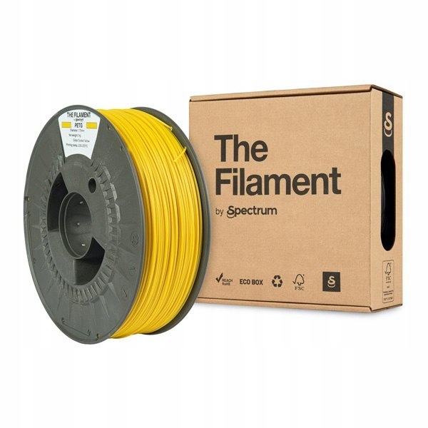 Filament null PETG Żółty (YELLOW)