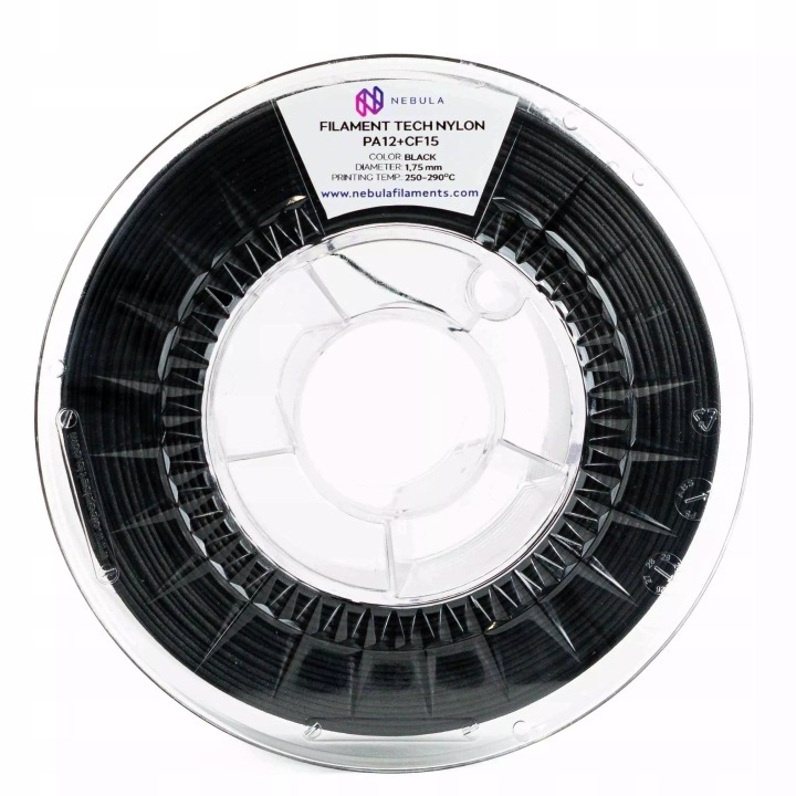 Filament Nebula NYLON (PA)-CF Czarny (BLACK)