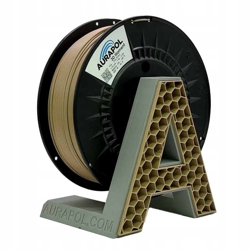 Filament Aurapol PLA Brązowy (BROWN)