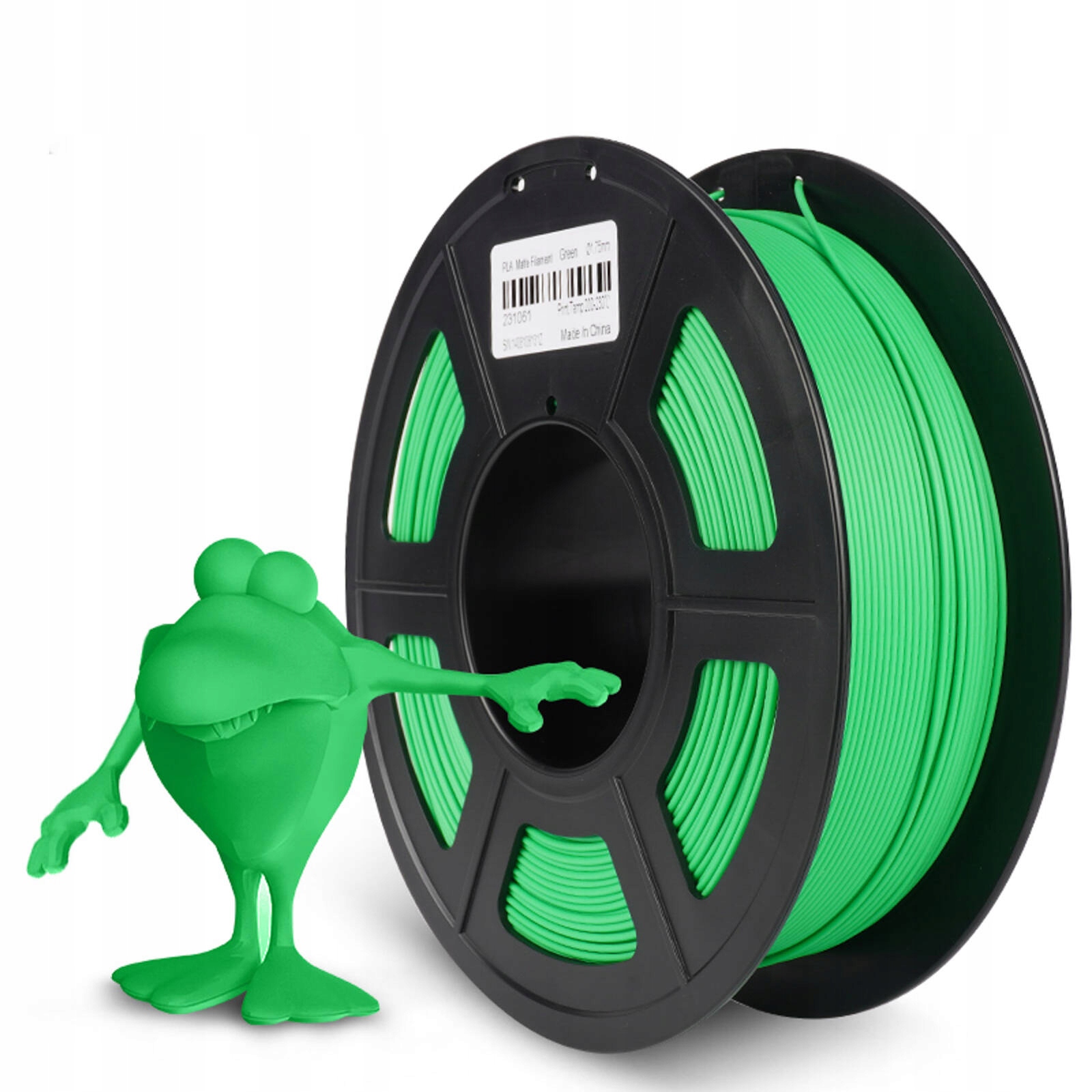 Filament SUNLU PLA Zielony Matowy (GREEN MATTE)