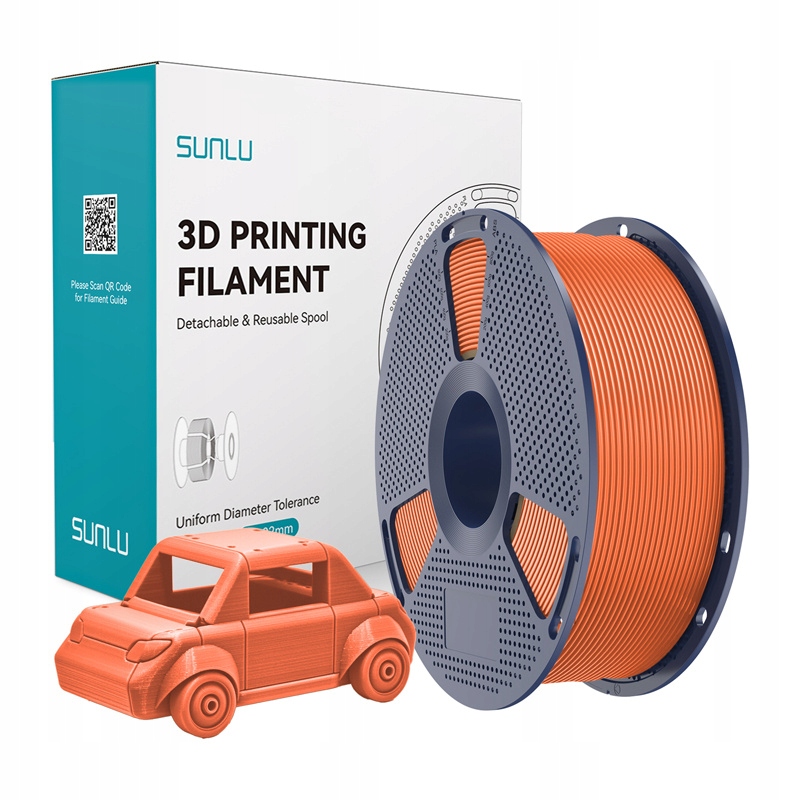 Filament SUNLU PETG Pomarańczowy (ORANGE)