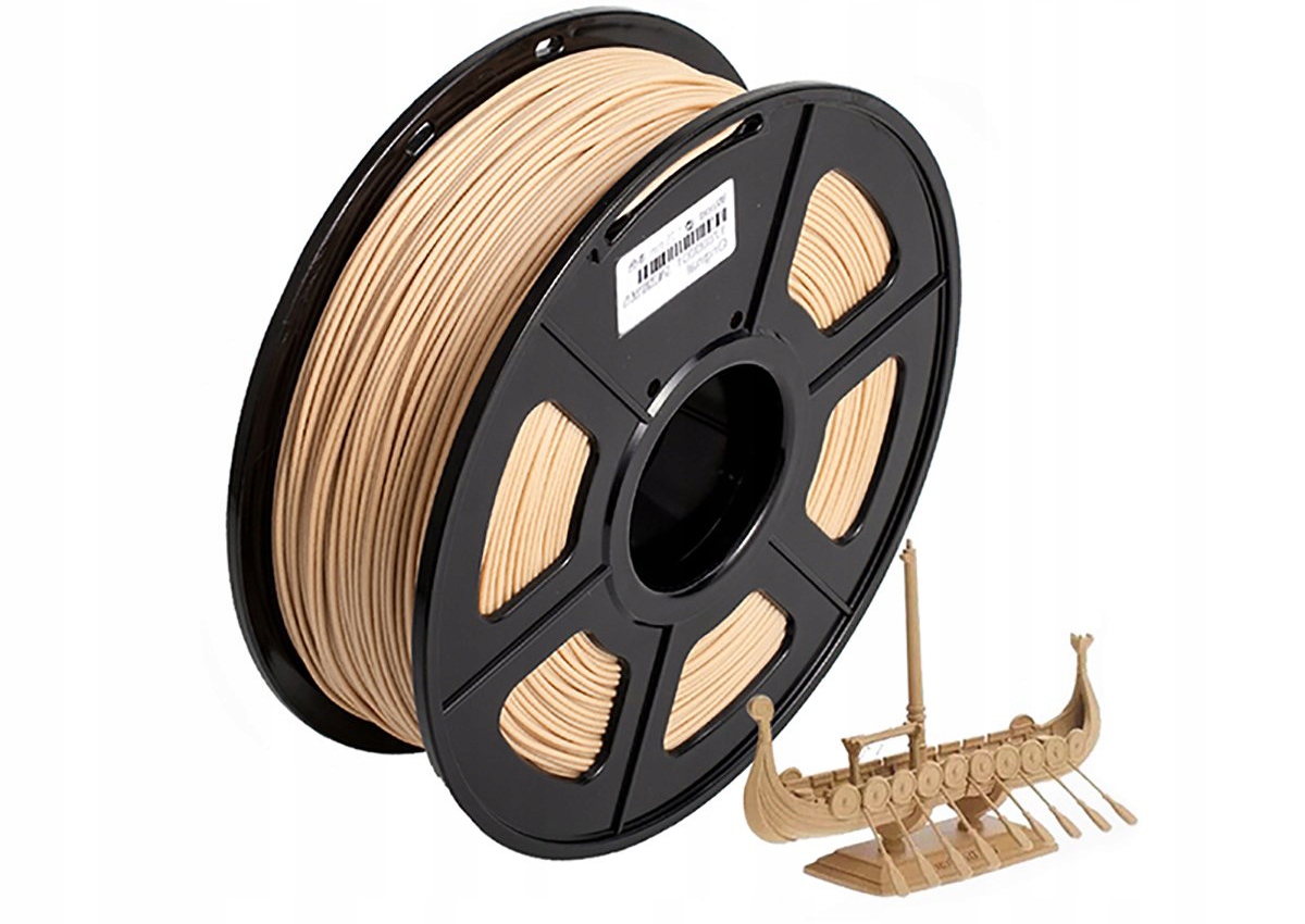 Filament SUNLU PLA Brązowy Drewniany (BROWN WOOD)
