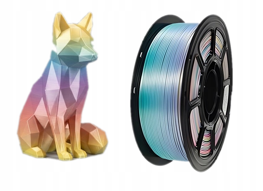 Filament KBR Games PLA Plus  Tęczowy Jedwabny (RAINBOW SILK)