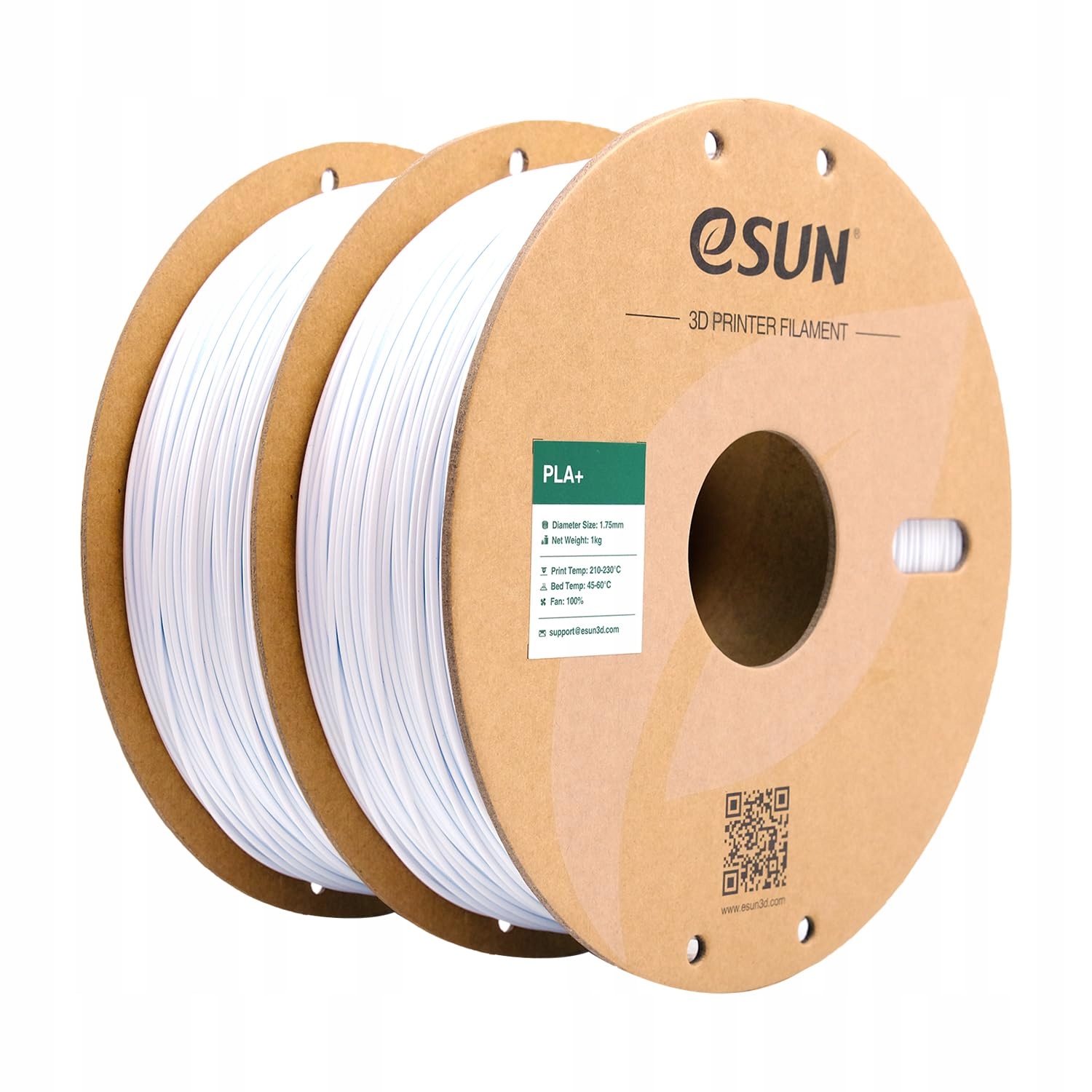 Filament eSUN PLA Plus Biały (WHITE)