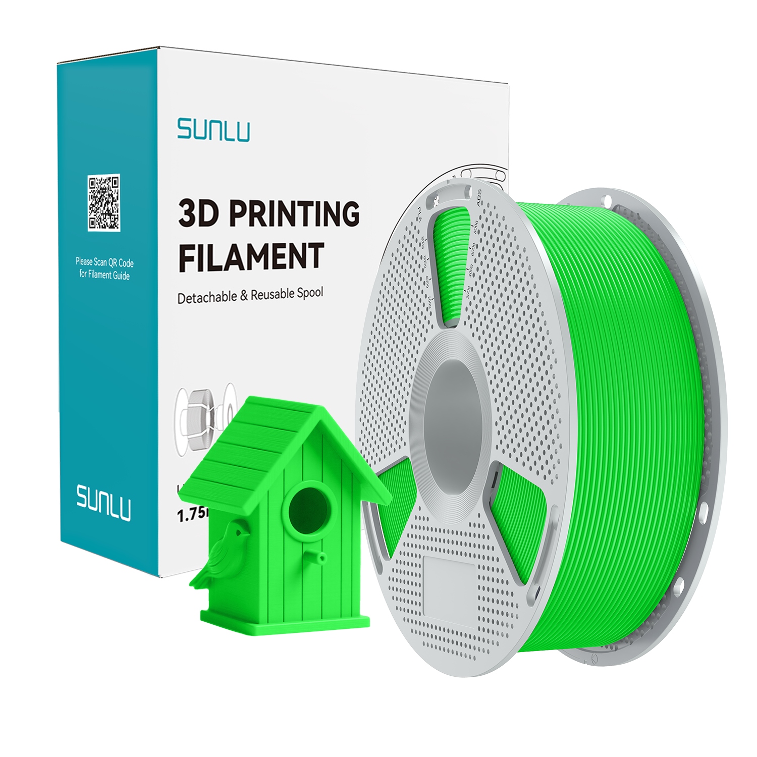 Filament SUNLU ASA Zielony Matowy (GREEN MATTE)