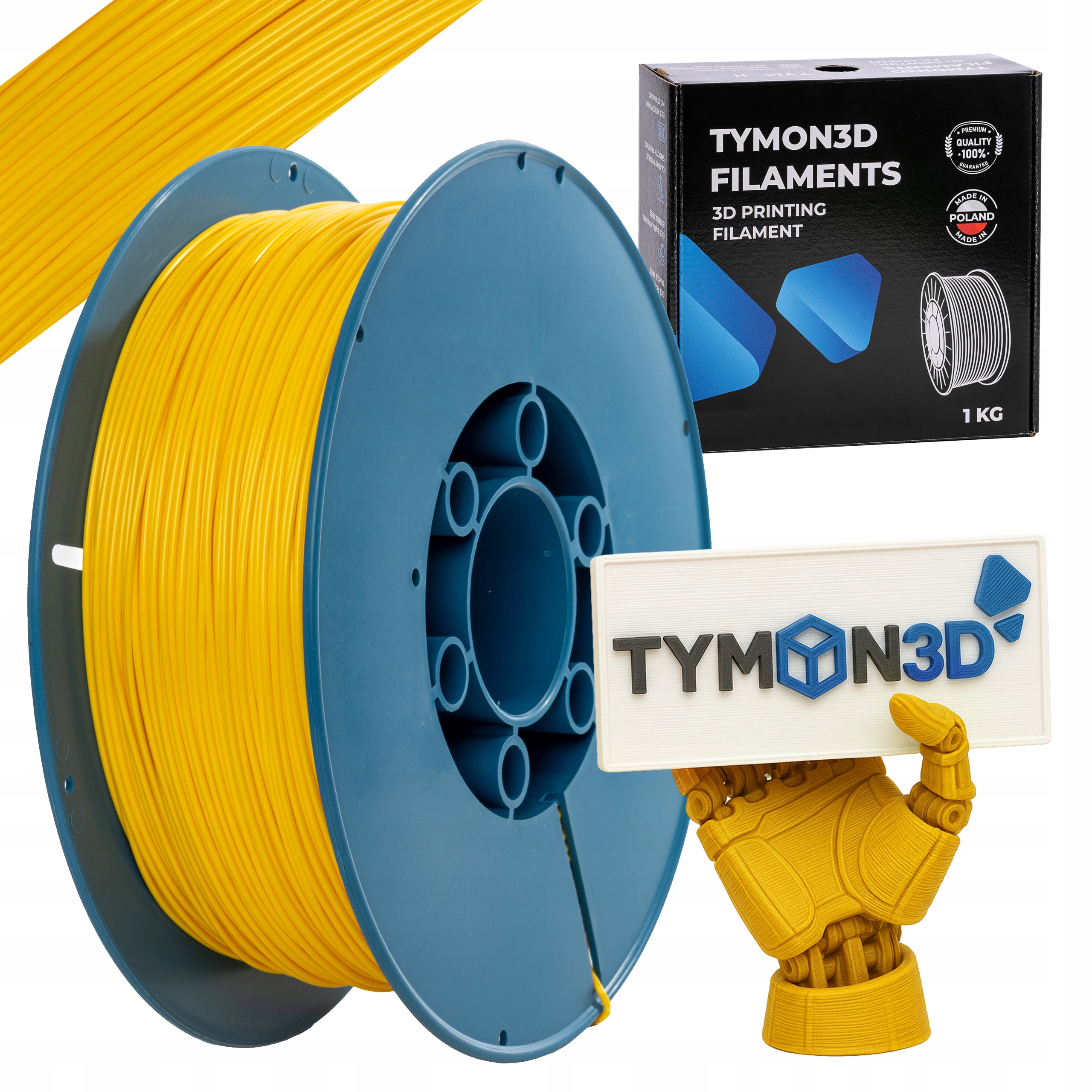 Filament Tymon3d PLA Żółty (YELLOW)