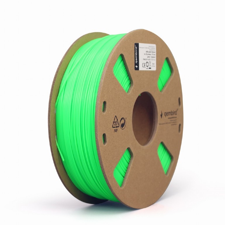 Filament Gembird ABS Zielony (GREEN)