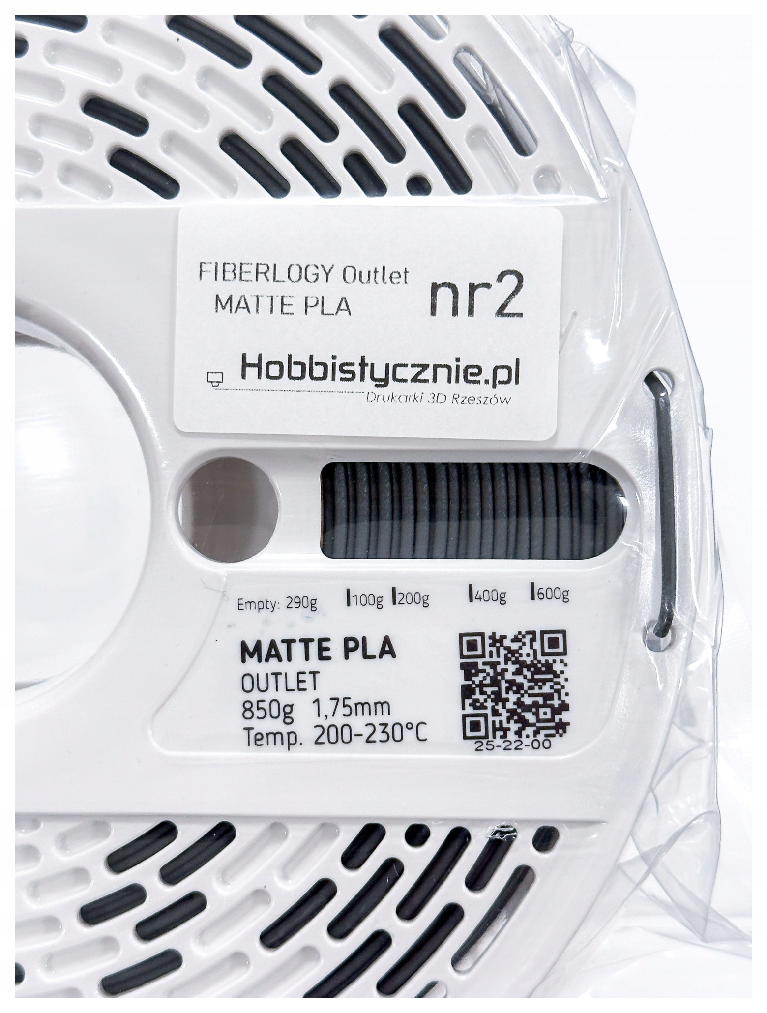 Filament Fiberlogy PLA  Tęczowy Matowy (RAINBOW MATTE)