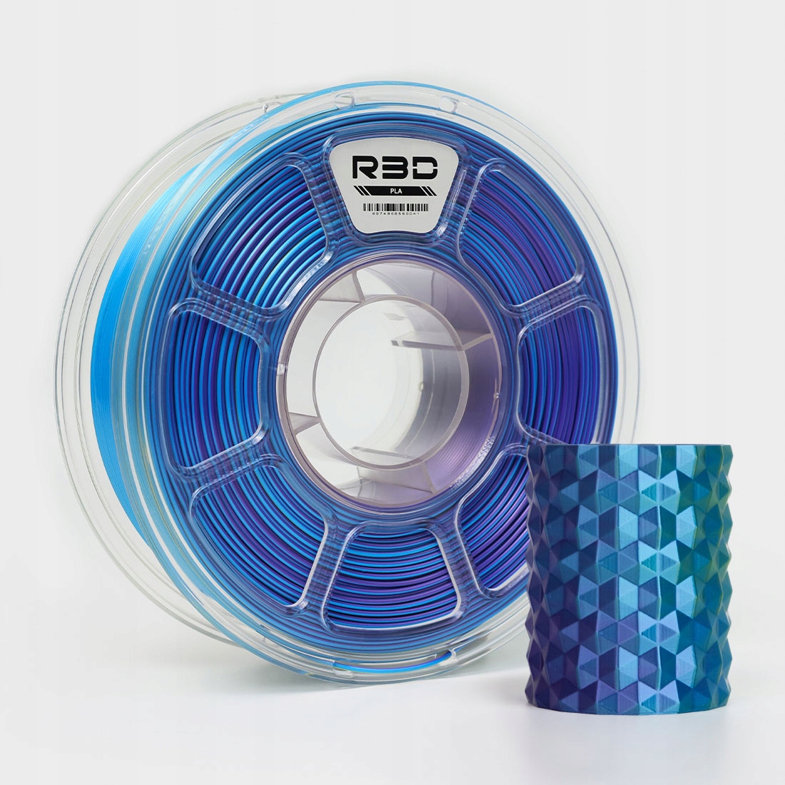 Filament null PLA  Trójkolorowy Jedwabny (TRIPLE SILK)