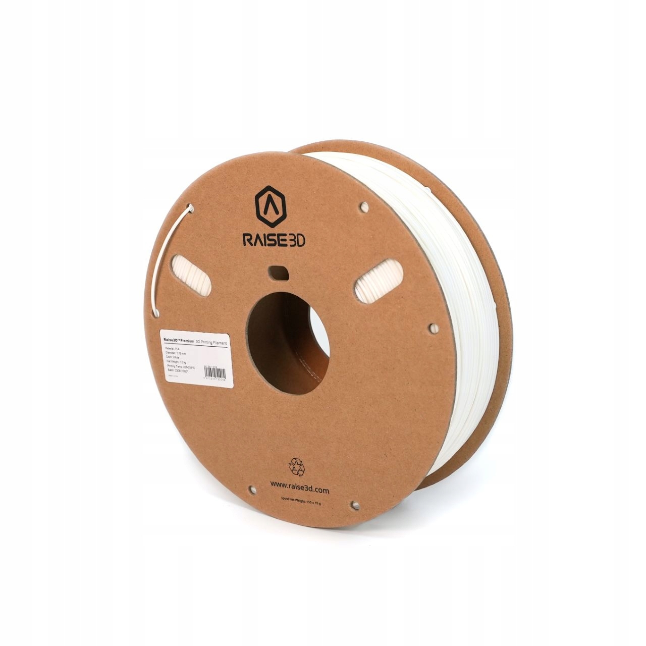 Filament Raise3D PLA Biały (WHITE)