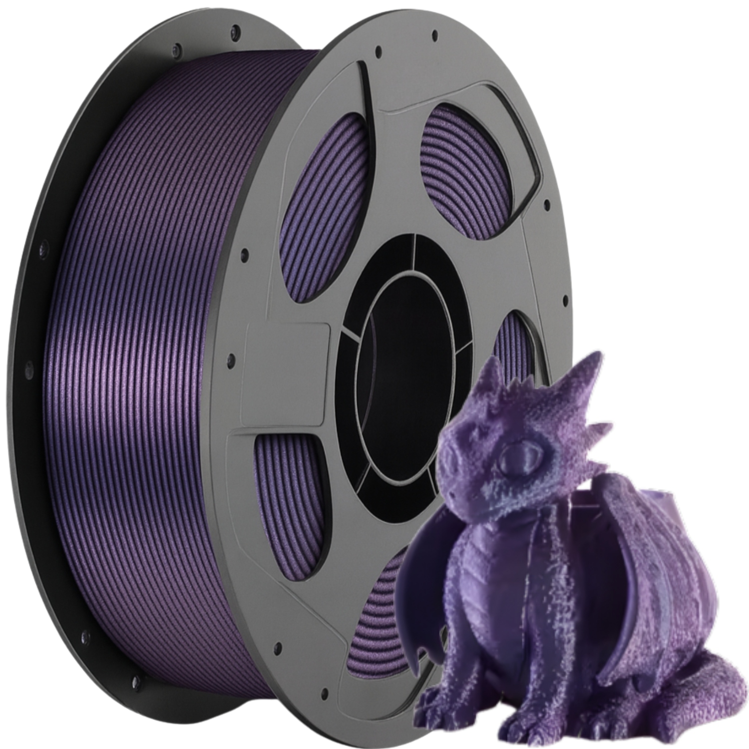 Filament ANYCUBIC PLA Fioletowy Brokatowy/Mieniący (PURPLE GLITTER)