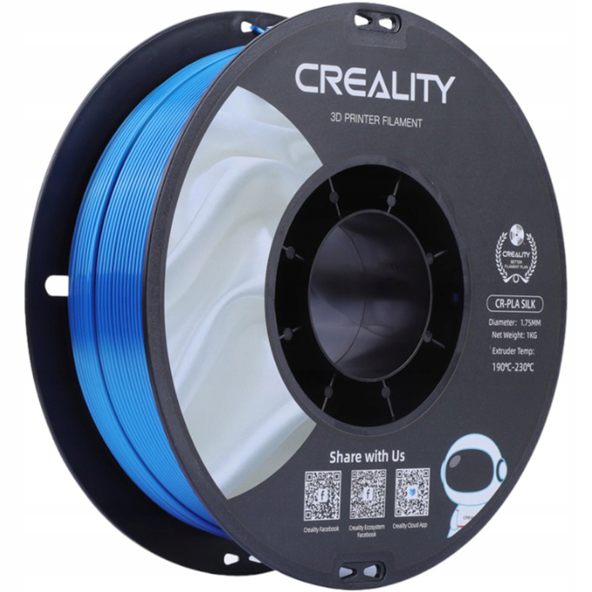 Filament Creality PLA Niebieski Jedwabny (BLUE SILK)