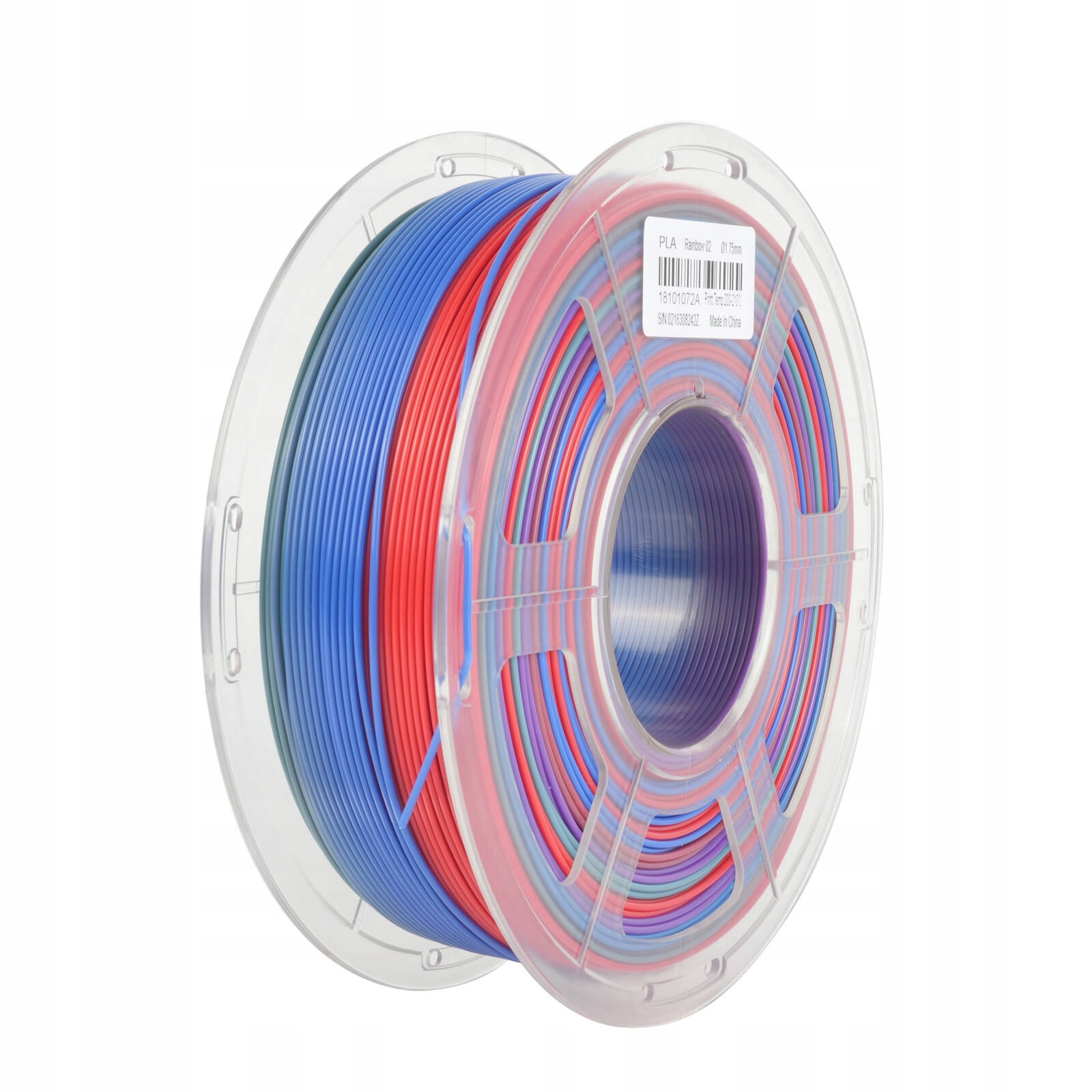 Filament SUNLU PLA  Tęczowy (RAINBOW)