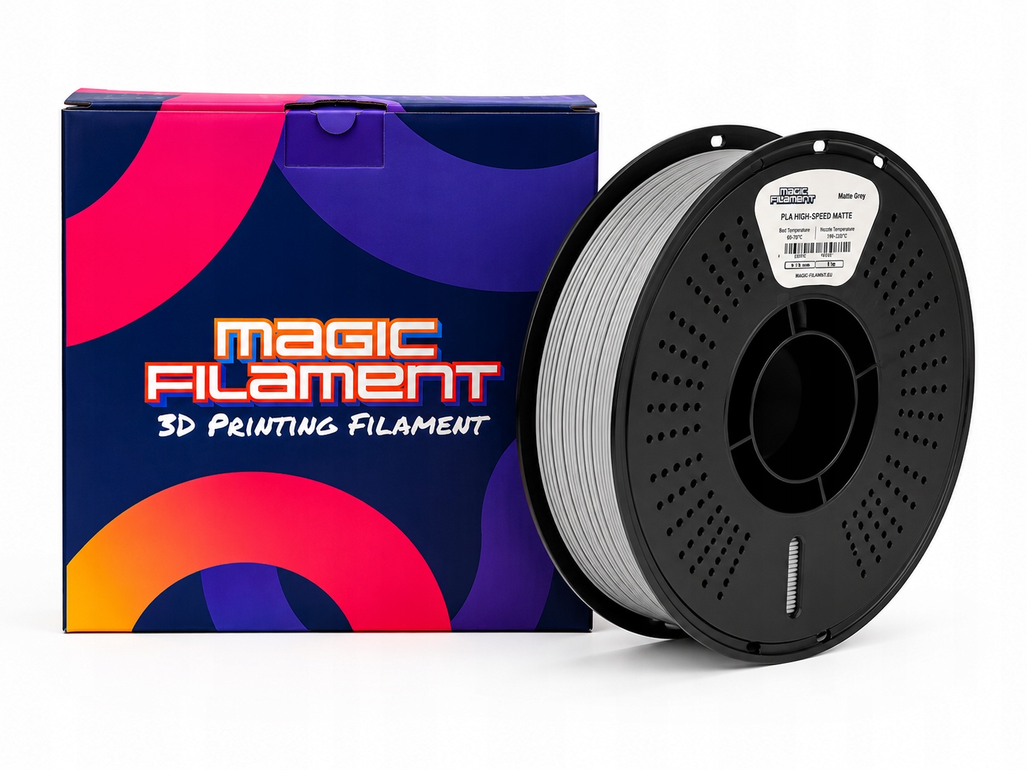 Filament Magic Filament PLA High-Speed Szary Matowy (GRAY MATTE)