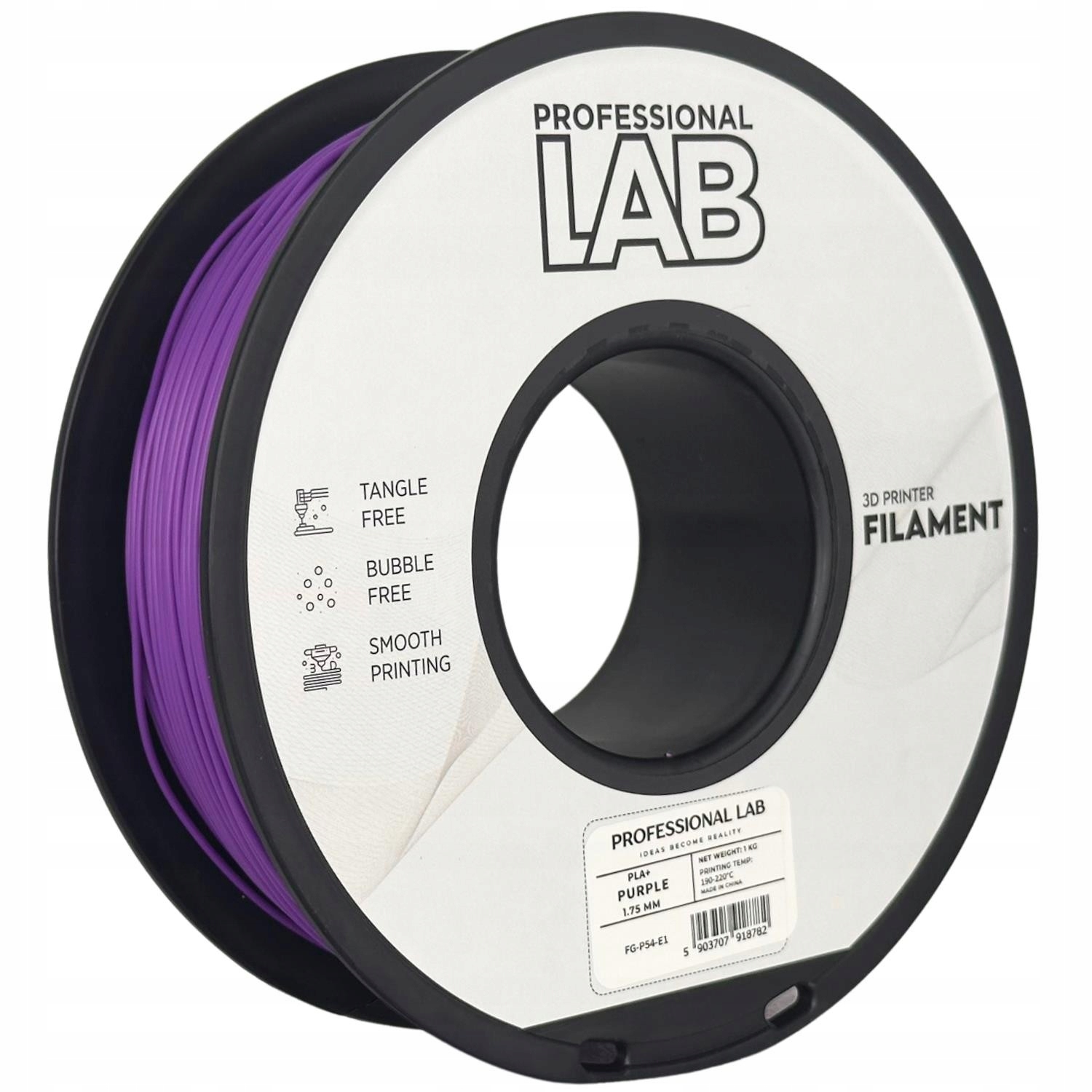 Filament null PLA Plus Fioletowy (PURPLE)