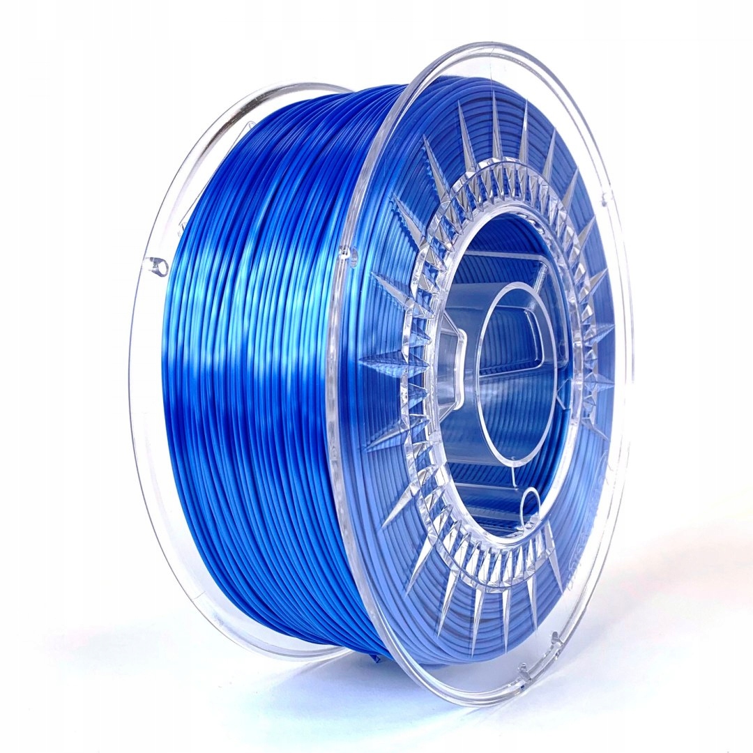 Filament DEVIL DESIGN PLA Niebieski Jedwabny (BLUE SILK)