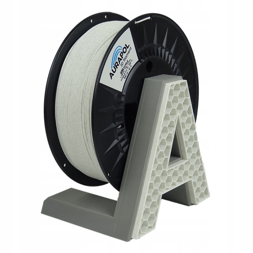 Filament Aurapol PLA Biały Przezroczysty (WHITE TRANSPARENT)