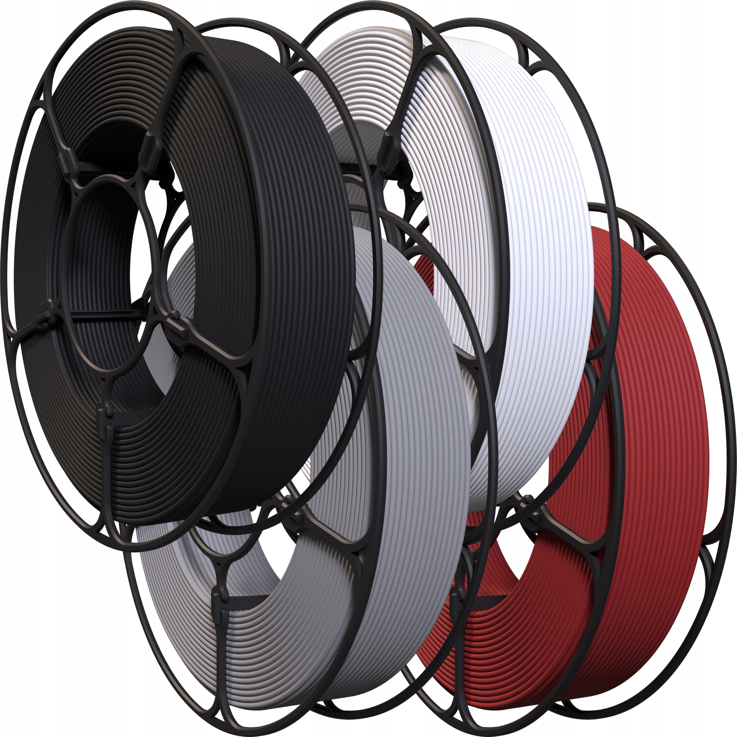 Filament FilHub PETG Czarny Tęczowy Matowy (BLACK RAINBOW MATTE)