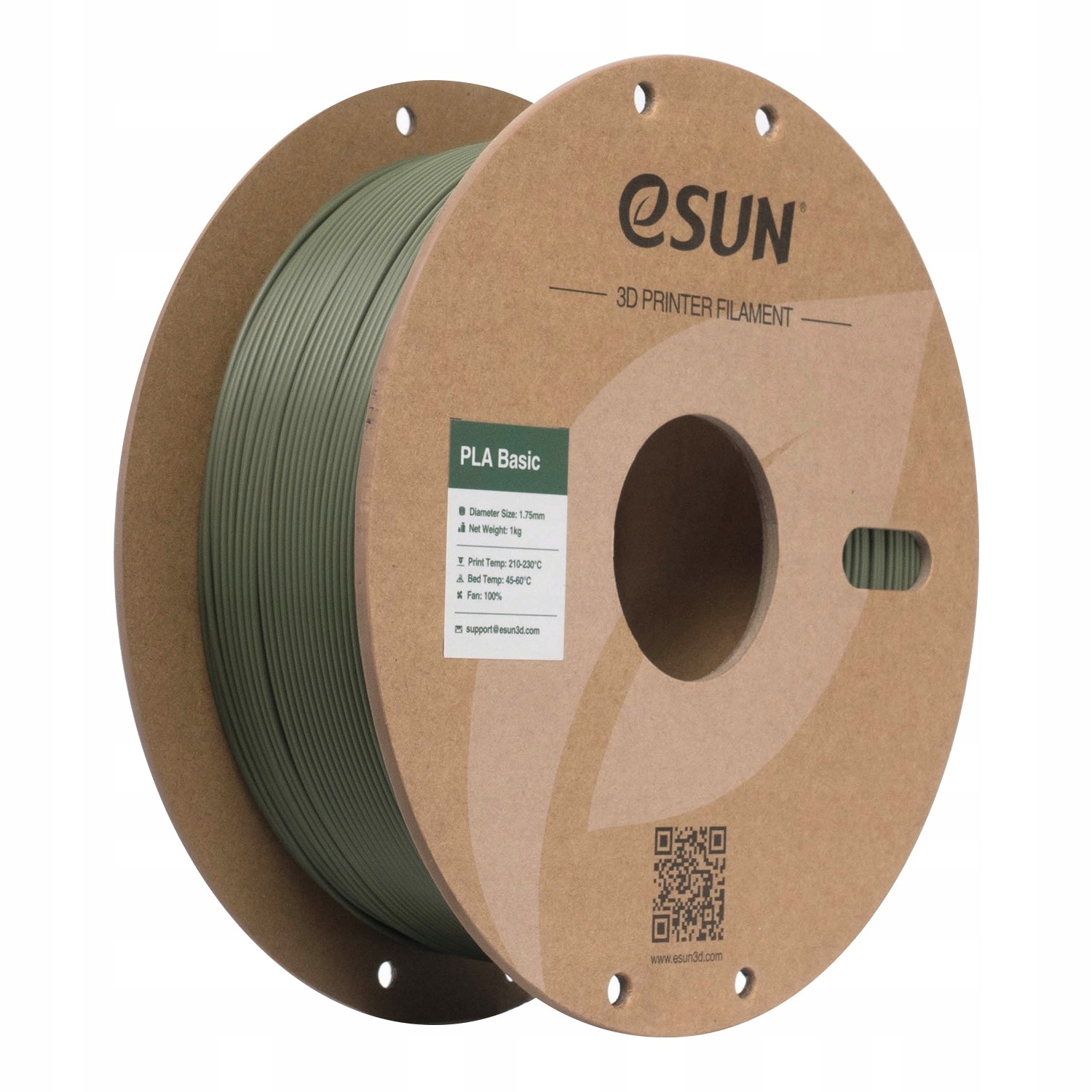 Filament eSUN PLA Zielony (GREEN)
